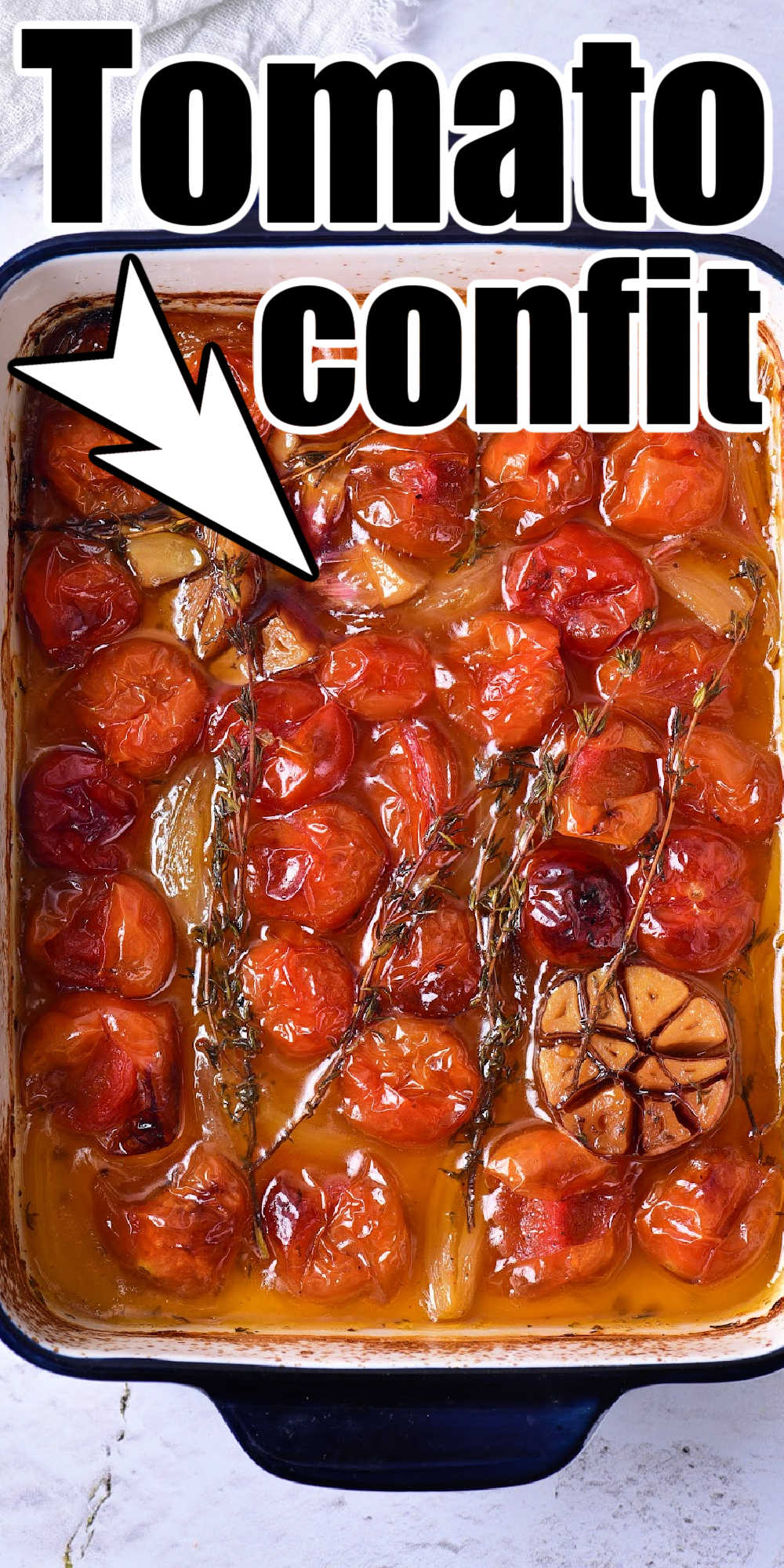 How to Make Tomato Confit Recipe in Oven, Slow Cooker, Air Fryer