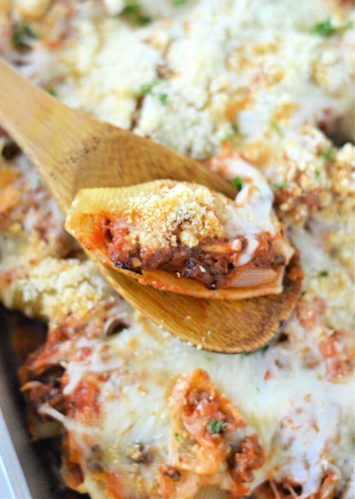 ground beef stuffed shells