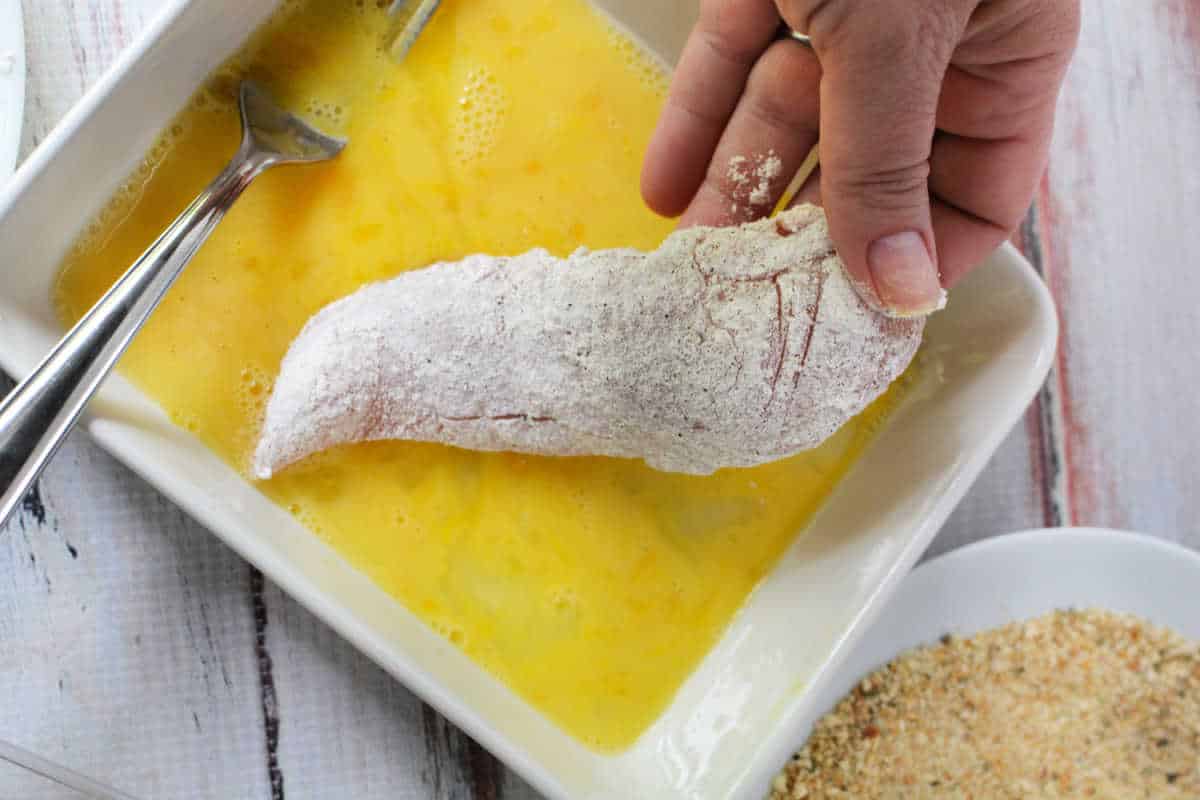 How to Fry Chicken Tenders without Eggs, with Flour, Breadcrumbs