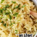 how to cook orzo without sticking