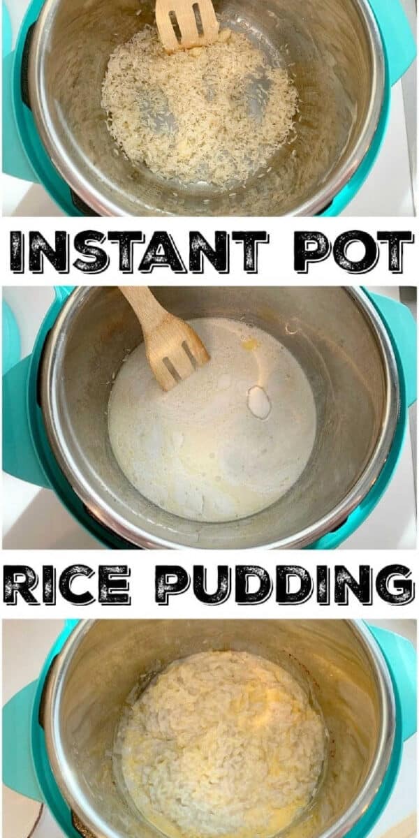 Follow this easy instant pot rice pudding recipe in three steps: add rice, pour in milk, and enjoy perfectly creamy pudding.