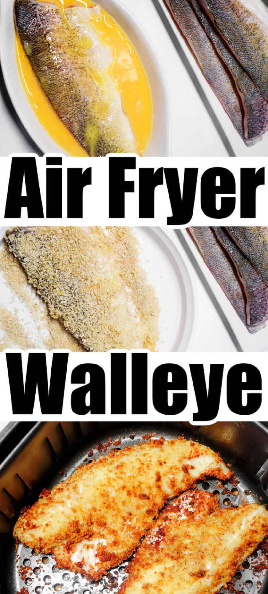 How to Cook Walleye without Frying in Air Fryer or Oven Skin On