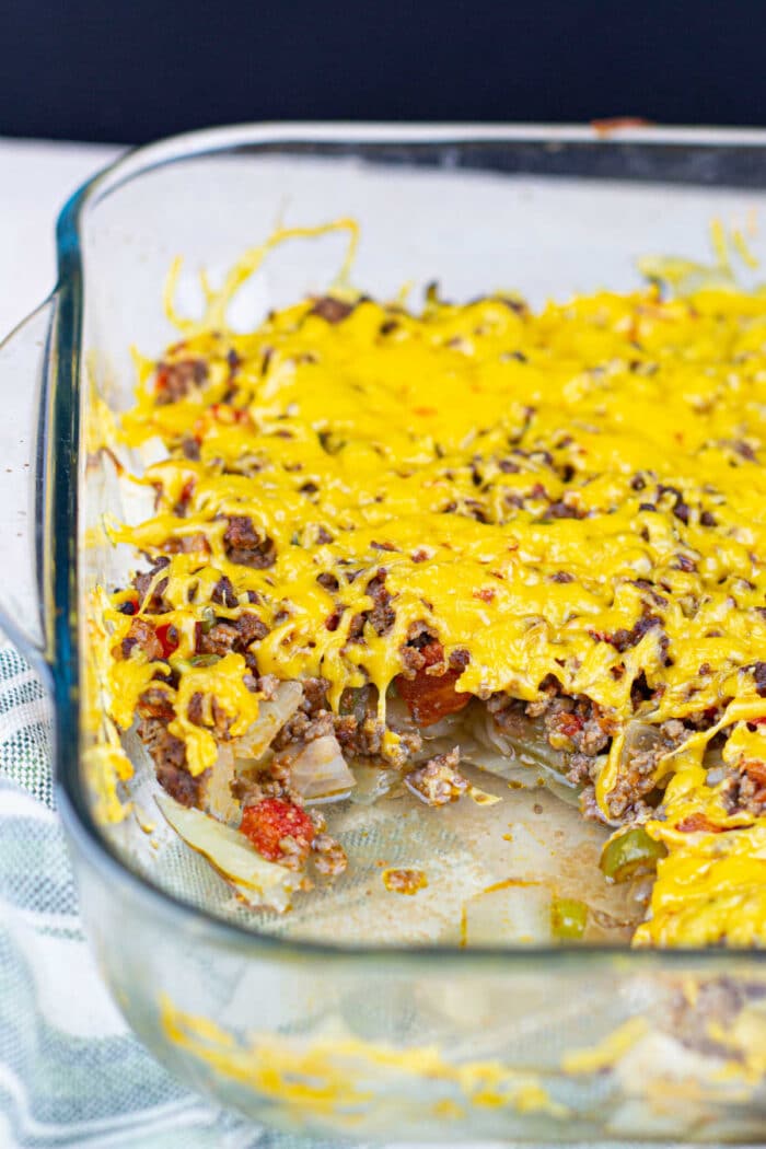 Hamburger and Cabbage Casserole