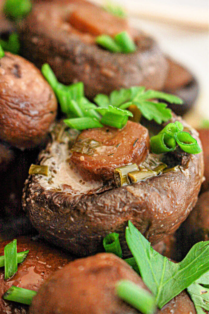 Crockpot Mushrooms