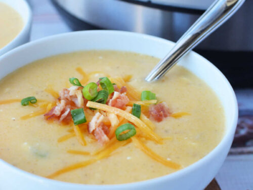 Instant Pot Pressure Cooker Soup with Frozen Hash browns