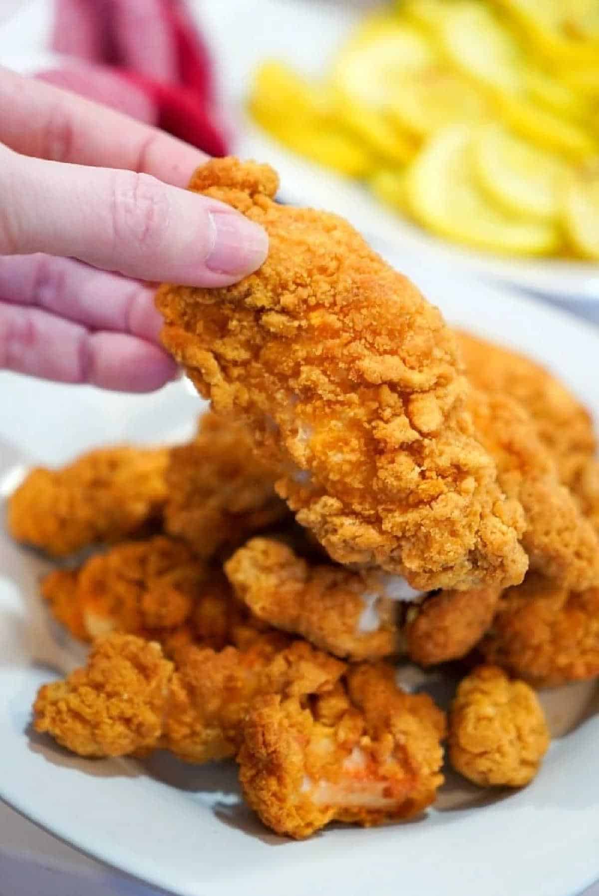frozen chicken strips cooking fried chicken in ninja foodi