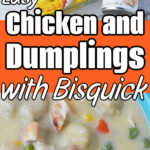 Enjoy a warm bowl of Bisquick Chicken and Dumplings made with Bisquick mix, tender chicken, a soup can, and fresh vegetables—classic comfort food at its best.